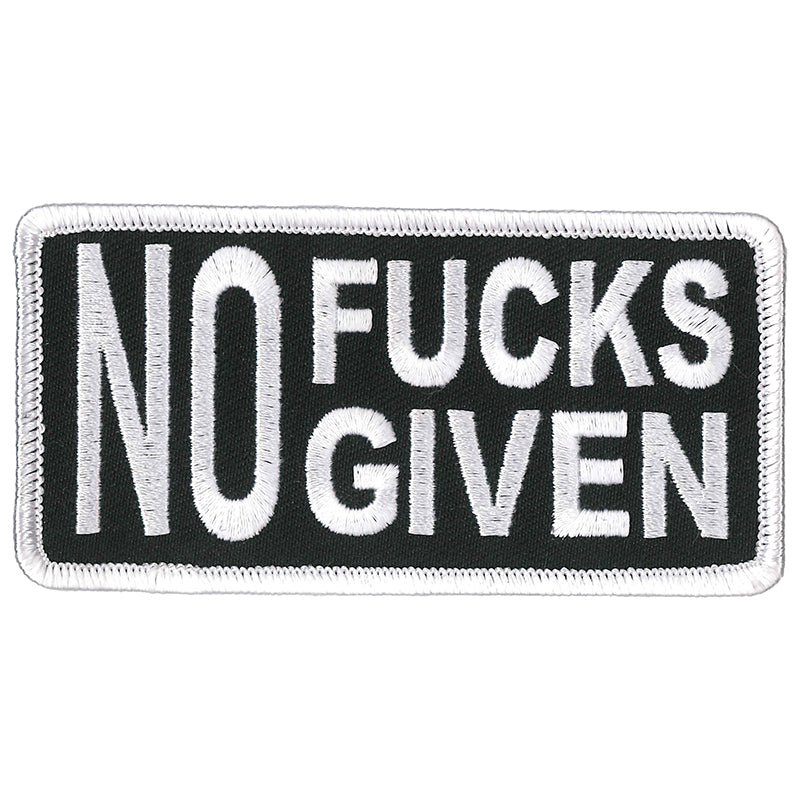 Hot Leathers PPL9830 No Fucks Given 4″x 2″ Patch