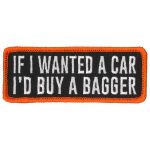 Hot Leathers Car Bagger Patch PPL9852