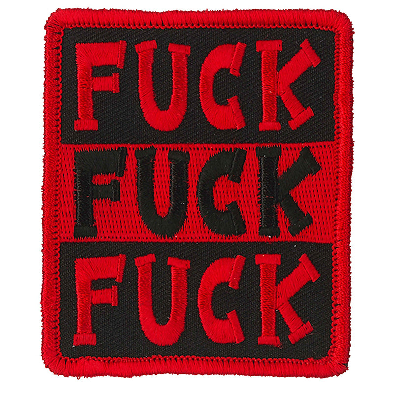 Hot Leathers PPL9868 Fuck Fuck Fuck 3″x 3″ Patch