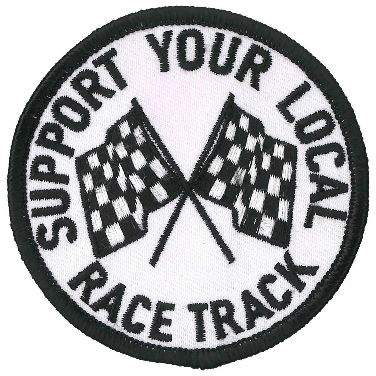 Hot Leathers Support Your Local Racetrack 3″ Patch PPL9871
