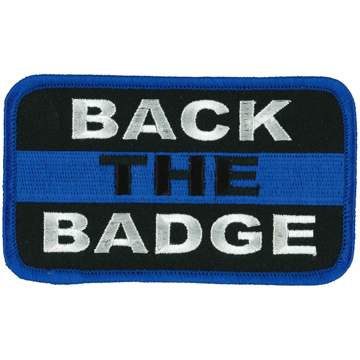 Hot Leathers Back the Badge 4″ X 3″ Patch PPL9872