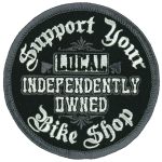 Hot Leathers Support Your Local Bike Shop 3″ X 3″ Patch PPL9877