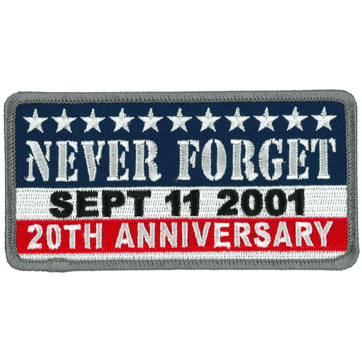 Hot Leathers PPL9880 9-11 Never Forget 4.5″ Patch