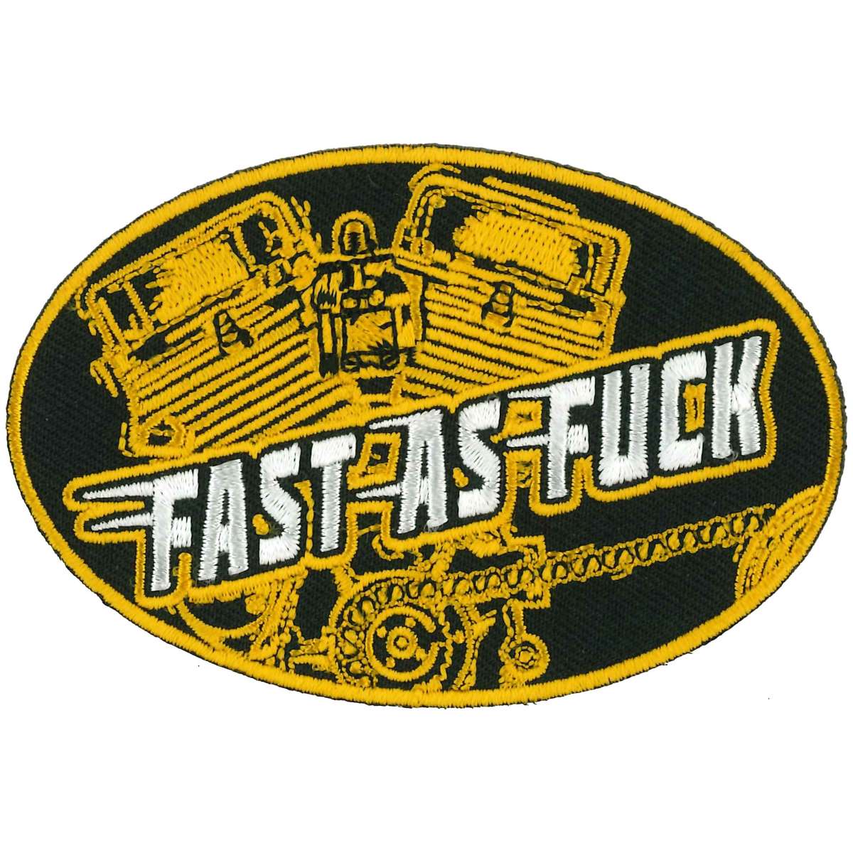 Hot Leathers Fast As Fuck 4″ X 2″ Patch PPL9987