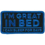 Hot Leathers I’m Great In Bed 4″ X 2″ Patch PPL9988