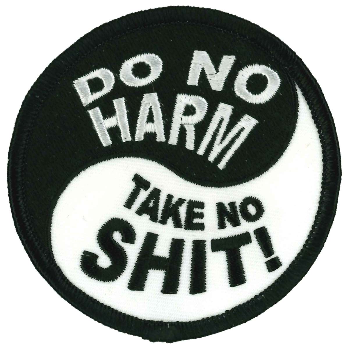 Hot Leathers Do No Harm Take No Shit 3″ X 3″ Patch PPL9989