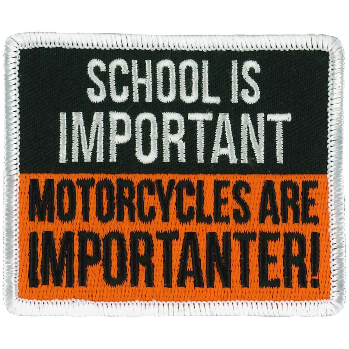 Hot Leathers School Is Important 3″ X 3″ Patch PPL9999