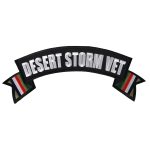 Hot Leathers PPM2003 Desert Storm Vet Banner 11″ x 3″ Patch