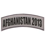 Hot Leathers Afghanistan 2013 4″ x 1″ Patch PPM3213