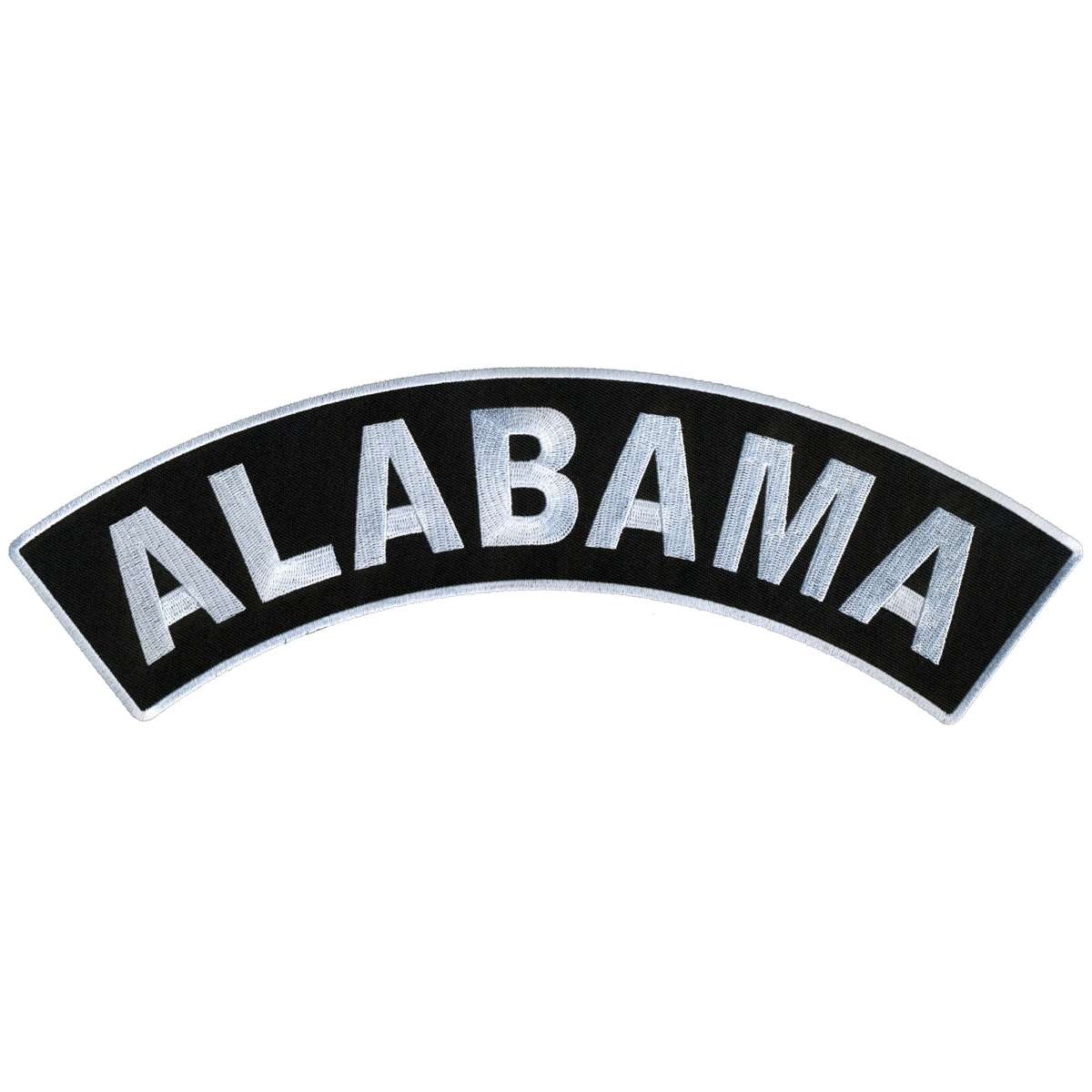 Hot Leathers Alabama 12″ X 3″ Top Rocker Patch PPM4001