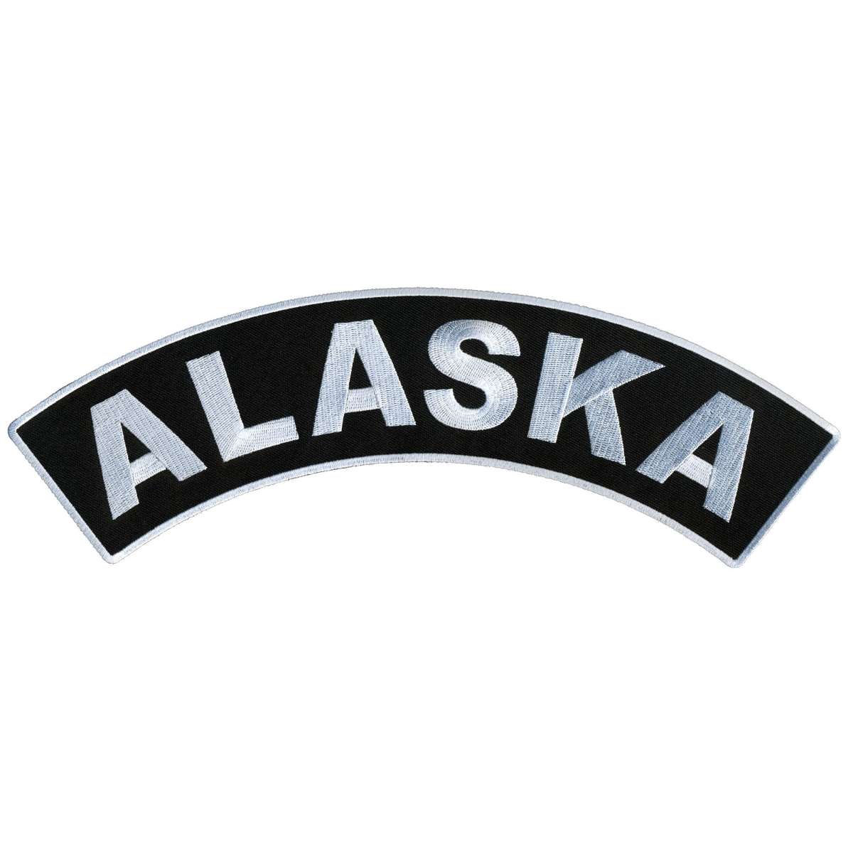Hot Leathers Alaska 12″ X 3″ Top Rocker Patch PPM4003