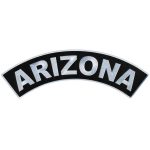 Hot Leathers Arizona 12″ X 3″ Top Rocker Patch PPM4005
