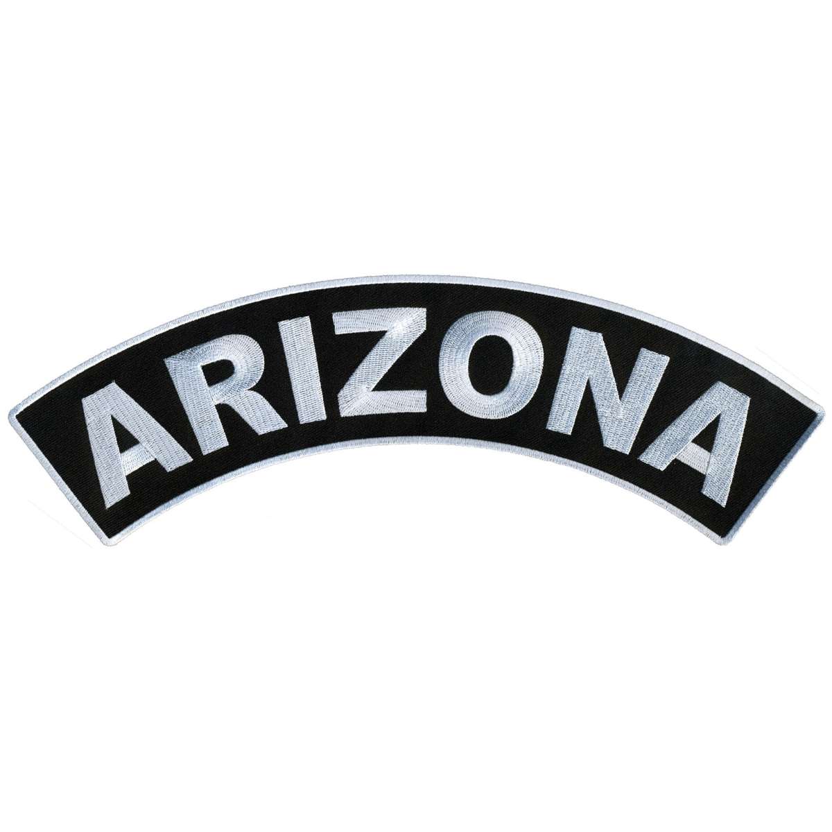Hot Leathers Arizona 12″ X 3″ Top Rocker Patch PPM4005