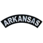 Hot Leathers Arkansas 12″ X 3″ Top Rocker Patch PPM4007