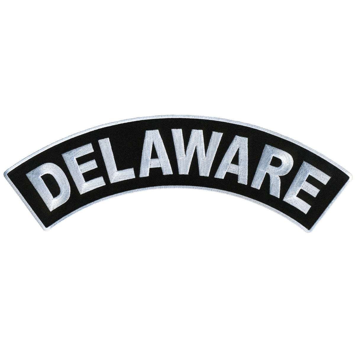 Hot Leathers Delaware 12″ X 3″ Top Rocker Patch PPM4015