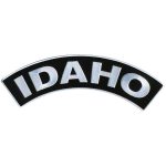 Hot Leathers Idaho 12″ X 3″ Top Rocker Patch PPM4023
