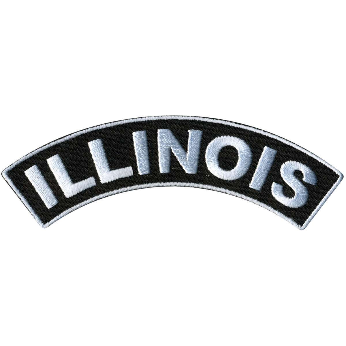 Hot Leathers Illinois 4″ X 1″ Top Rocker Patch PPM4026