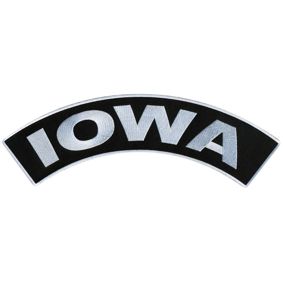 Hot Leathers Iowa 12″ X 3″ Top Rocker Patch PPM4029