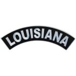 Hot Leathers Louisiana 12″ X 3″ Top Rocker Patch PPM4035