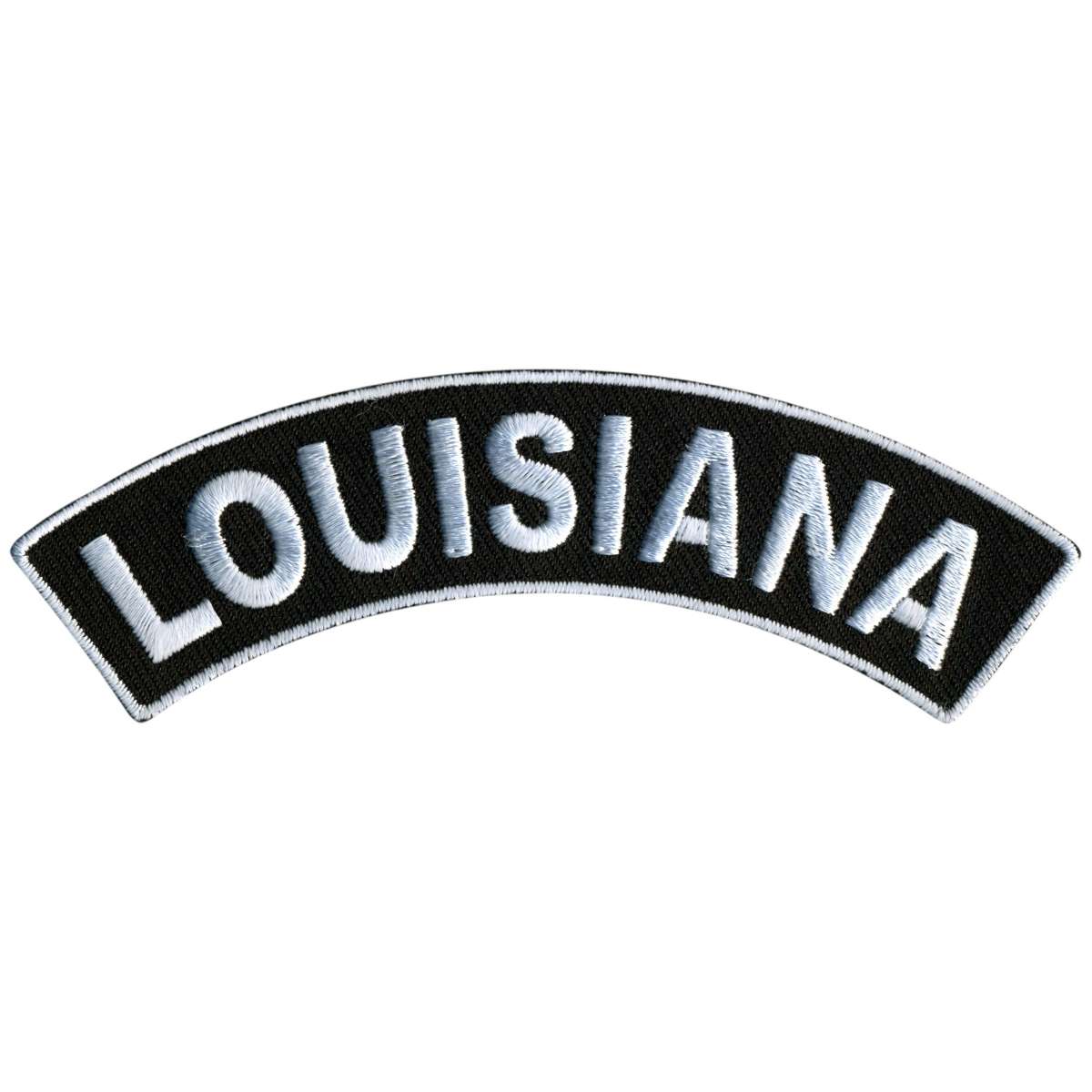 Hot Leathers Louisiana 4″ X 1″ Top Rocker Patch PPM4036