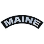 Hot Leathers Maine 12″ X 3″ Top Rocker Patch PPM4037