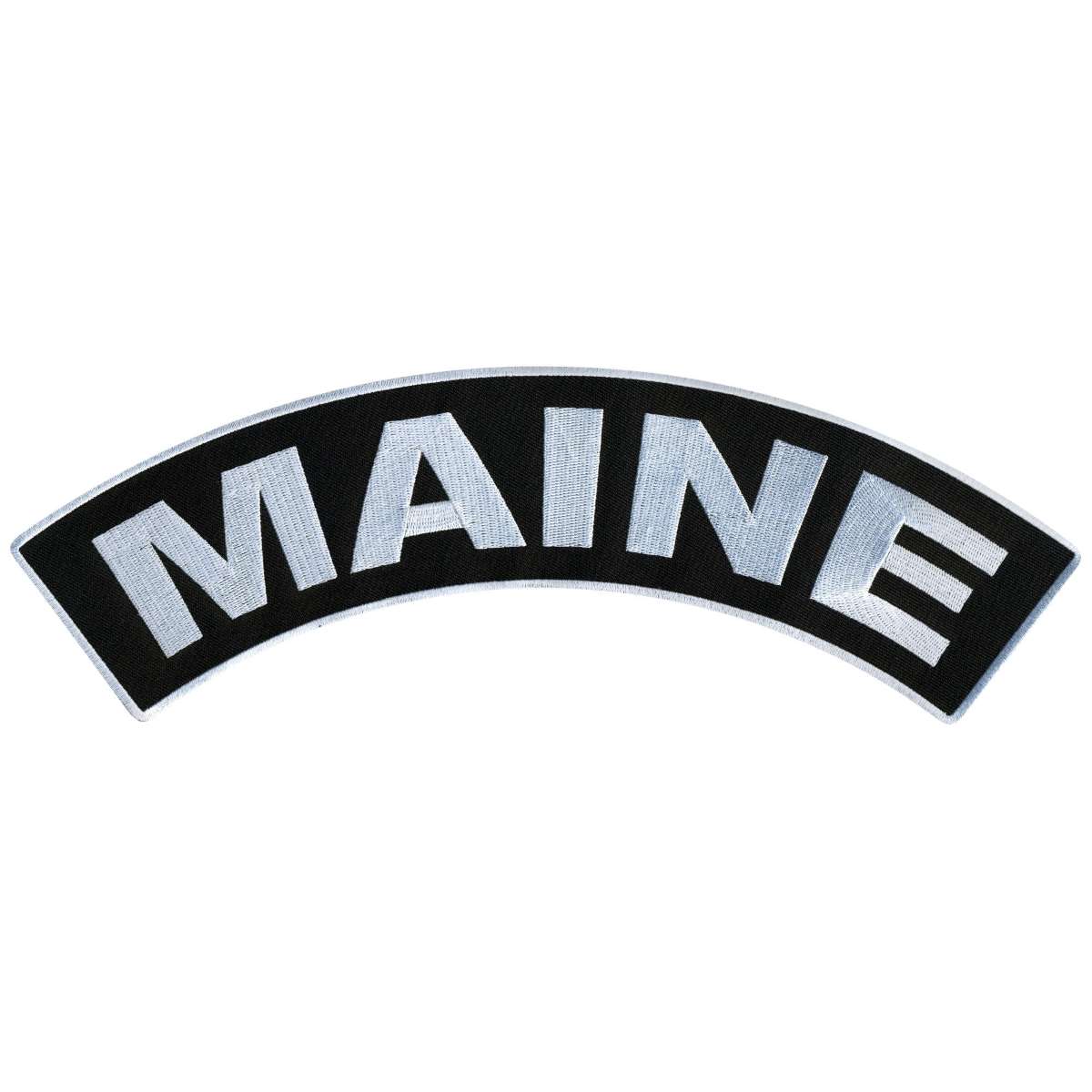 Hot Leathers Maine 12″ X 3″ Top Rocker Patch PPM4037