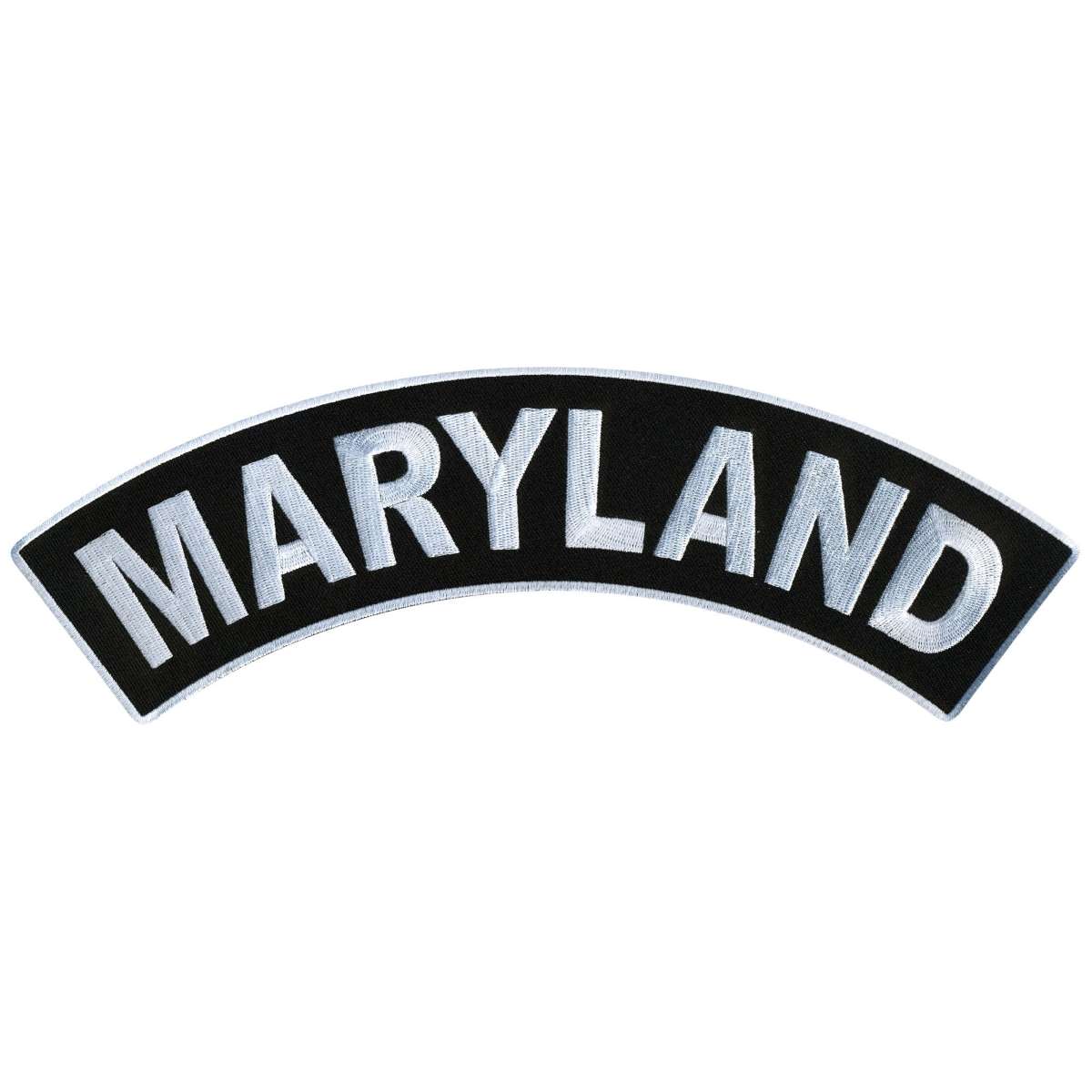 Hot Leathers Maryland 12″ X 3″ Top Rocker Patch PPM4039
