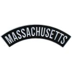 Hot Leathers Massachusetts 12″ X 3″ Top Rocker Patch PPM4041