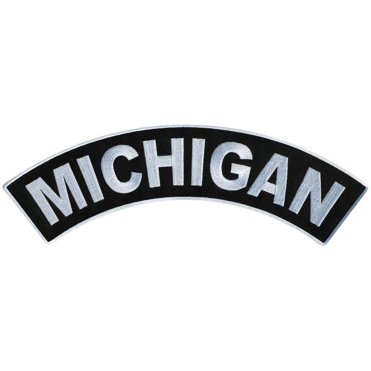 Hot Leathers Michigan 12″ X 3″ Top Rocker Patch PPM4043