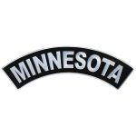 Hot Leathers Minnesota 12″ X 3″ Top Rocker Patch PPM4045