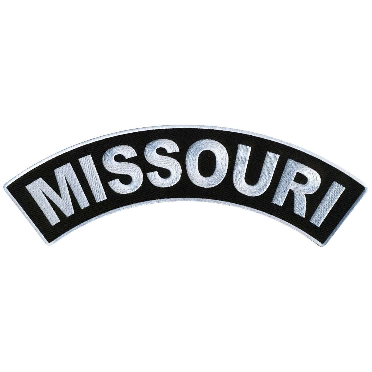 Hot Leathers Missouri 12″ X 3″ Top Rocker Patch PPM4049