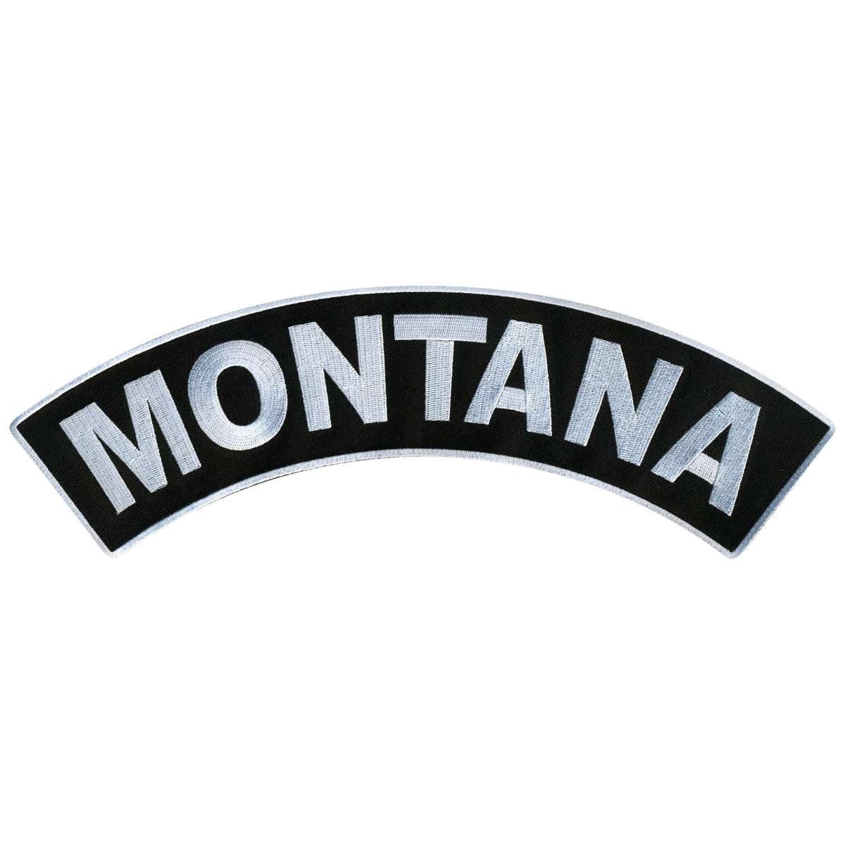 Hot Leathers Montana 12″ X 3″ Top Rocker Patch PPM4051