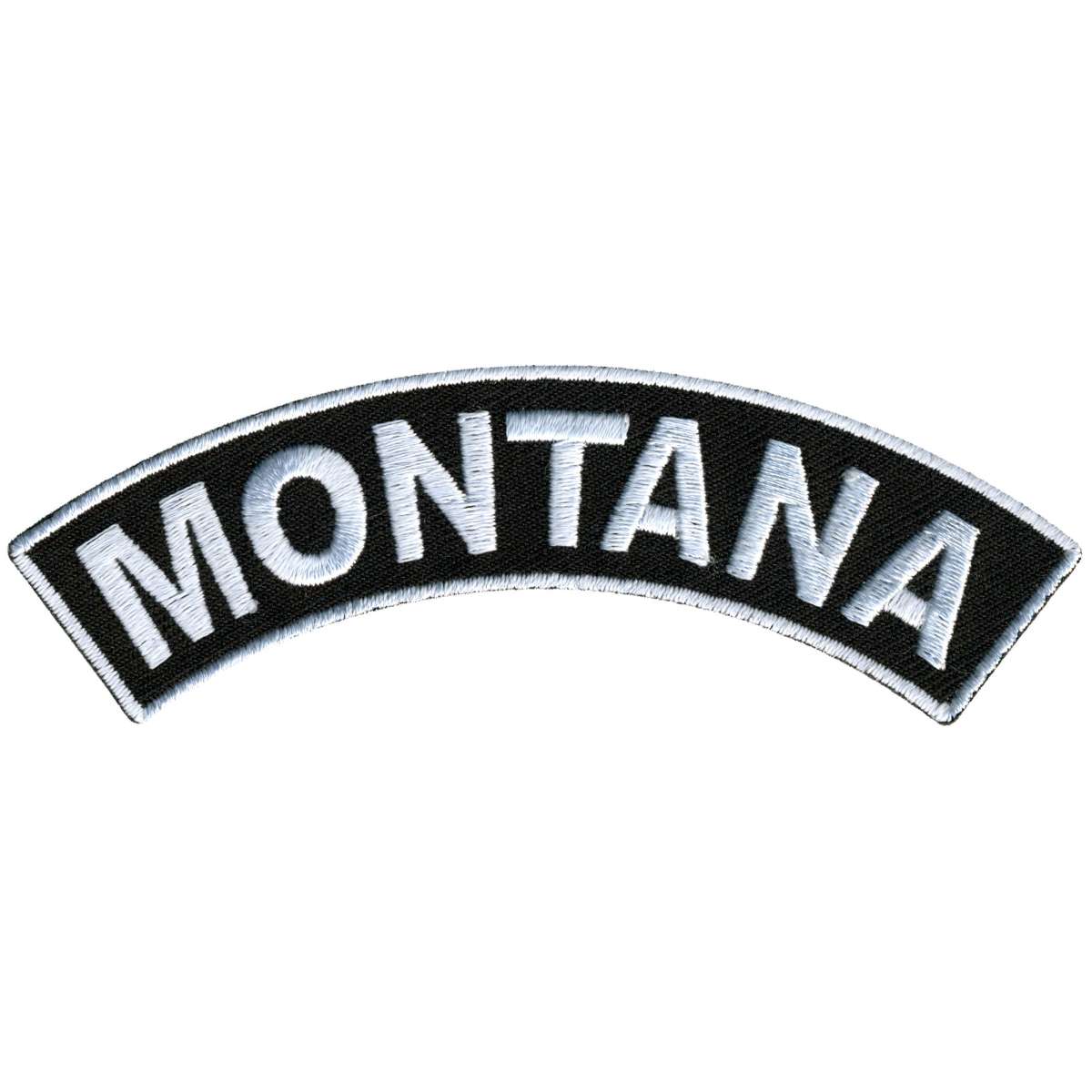 Hot Leathers Montana  4″X 1″ Top Rocker Patch PPM4052