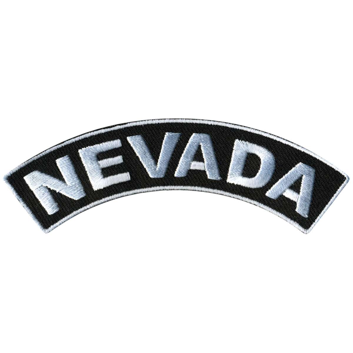 Hot Leathers Nevada  4″ X 1″ Top Rocker Patch PPM4056