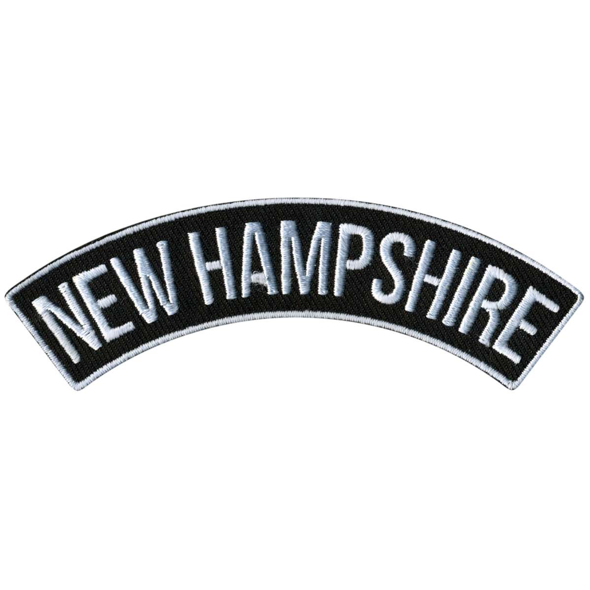 Hot Leathers New Hampshire 4″ X 1″ Top Rocker Patch PPM4058