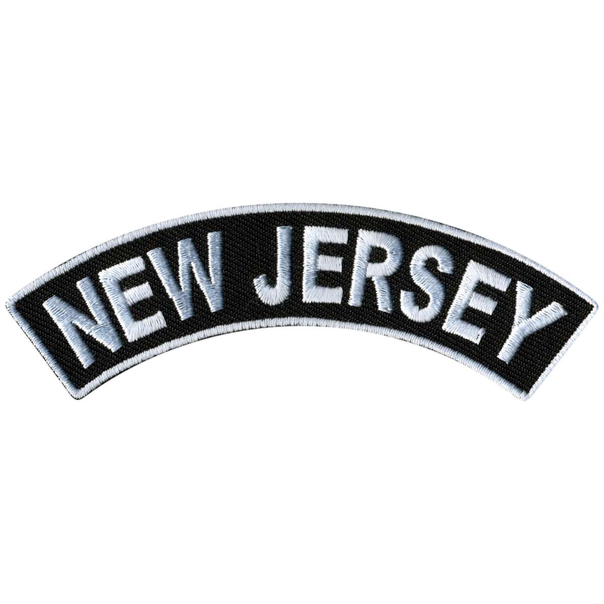 Hot Leathers New Jersey 4″ X 1″ Top Rocker Patch PPM4060