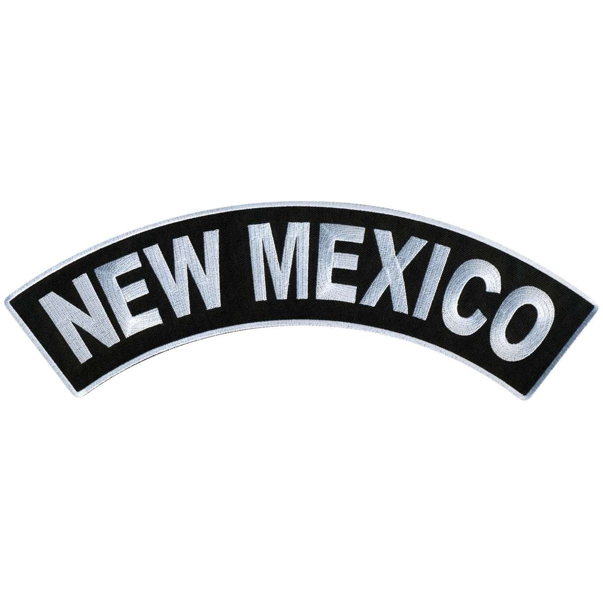 Hot Leathers New Mexico  12″ X 3″ Top Rocker Patch PPM4061