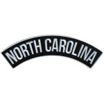 Hot Leathers  North Carolina 12″ X 3″ Top Rocker Patch PPM4065