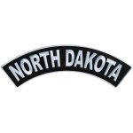 Hot Leathers North Dakota 12″ X 3″ Top Rocker Patch PPM4067