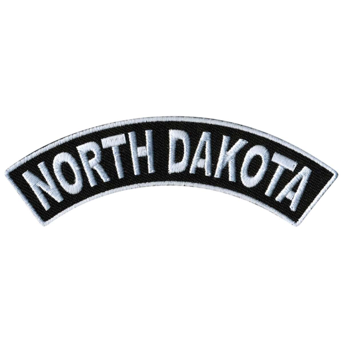 Hot Leathers North Dakota 4″ X 1″ Top Rocker Patch PPM4068