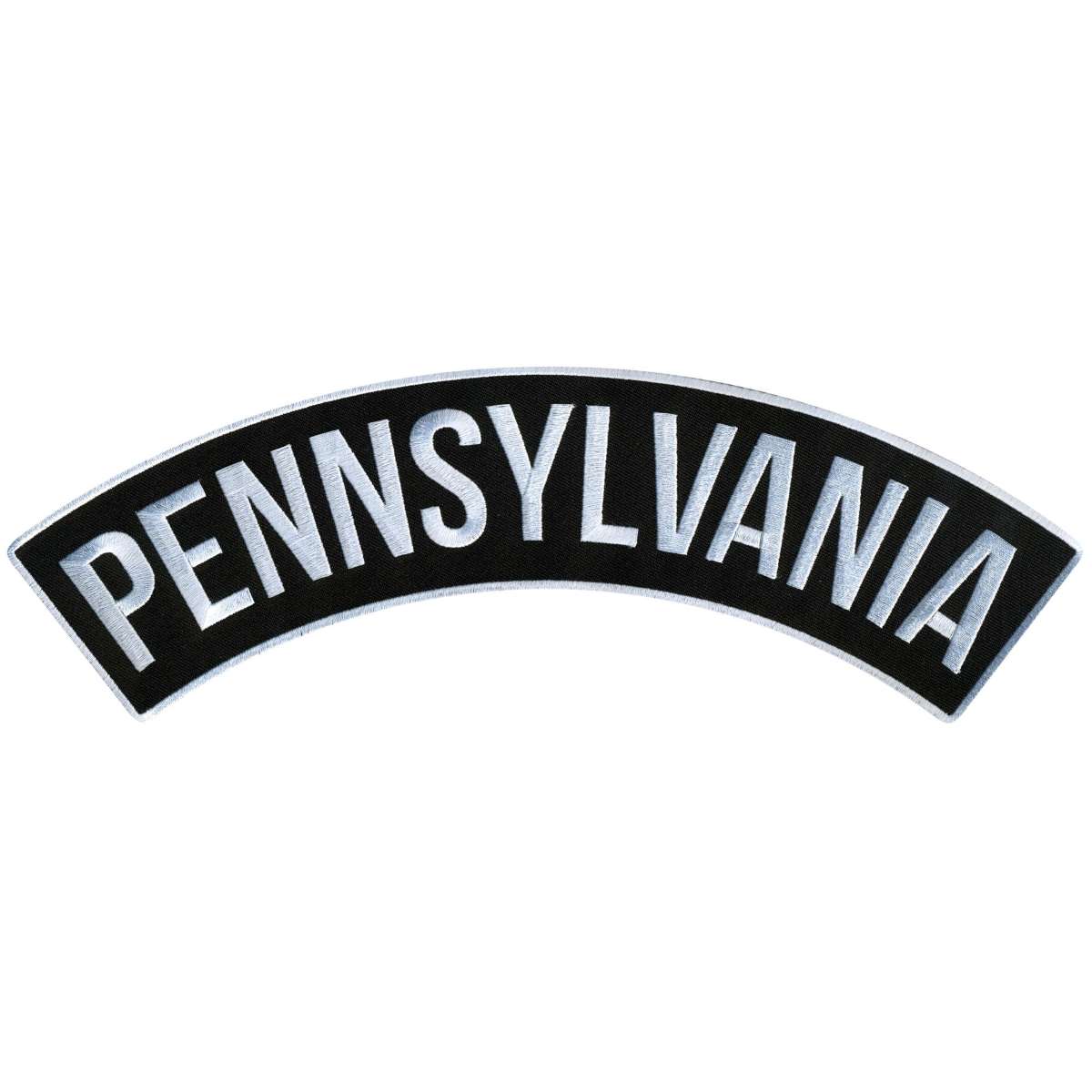 Hot Leathers Pennsylvania 12″ X 3″ Top Rocker Patch PPM4075