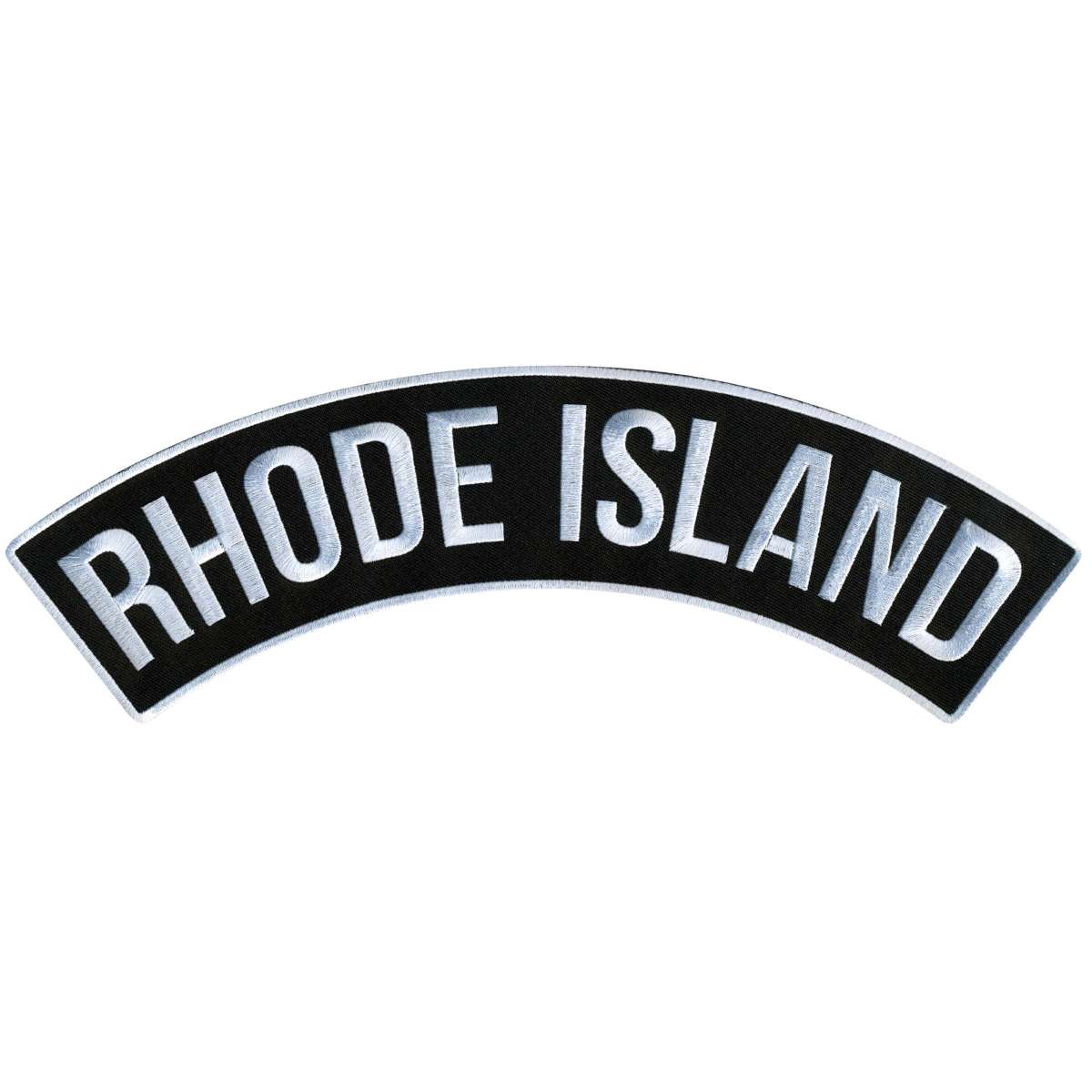 Hot Leathers Rhode Island 12″ X 3″ Top Rocker Patch PPM4077