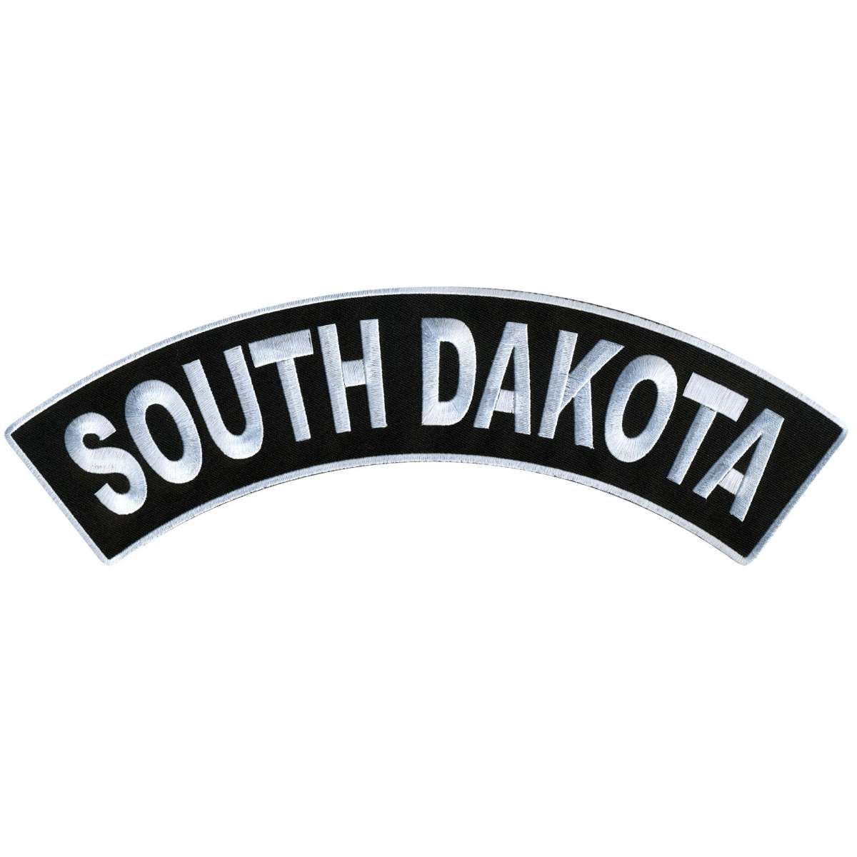 Hot Leathers South Dakota 12″ X 3″ Top Rocker Patch PPM4081