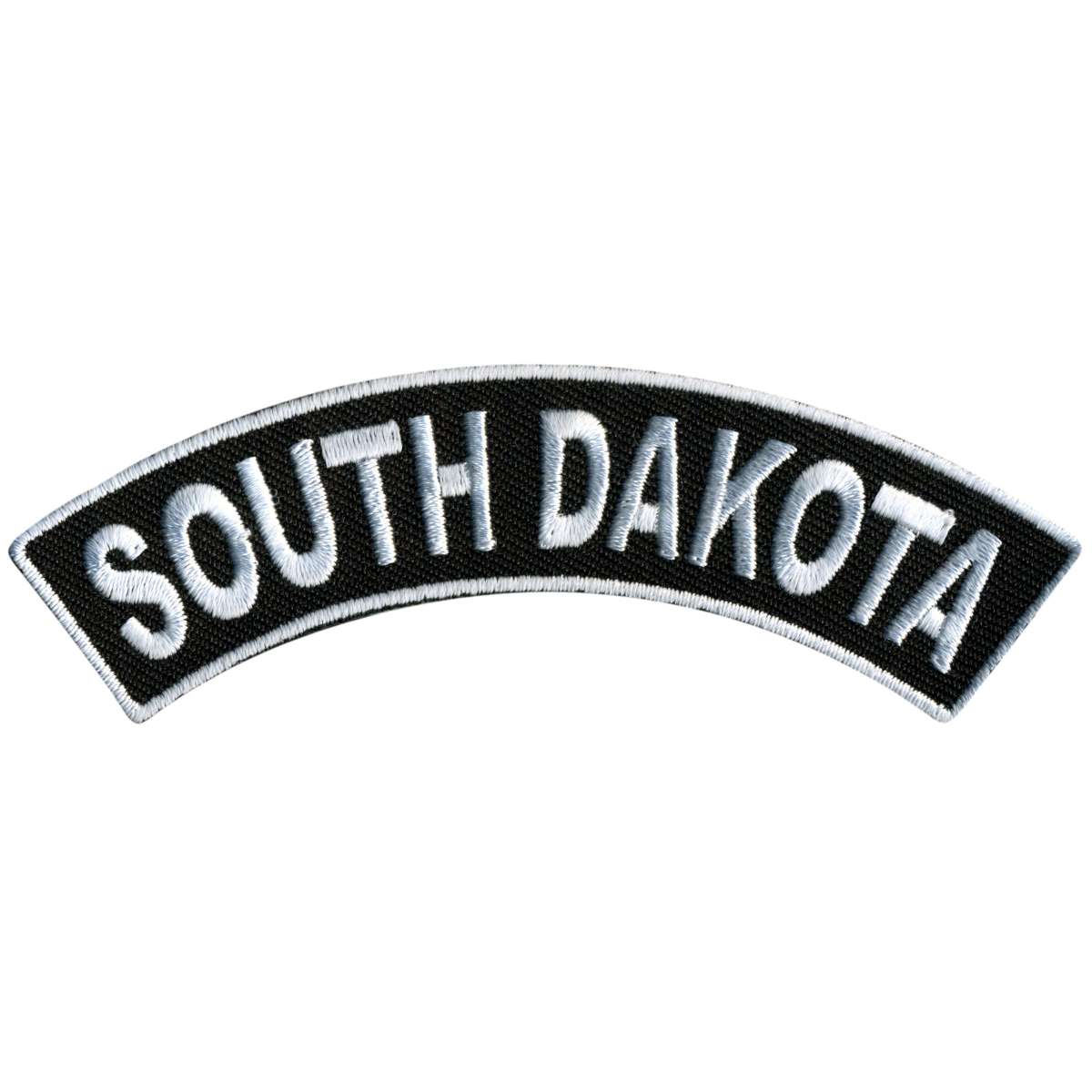 Hot Leathers South Dakota 4″ X 1″ Top Rocker Patch PPM4082