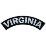 Hot Leathers Virginia 12″ X 3″ Top Rocker Patch PPM4091
