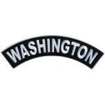 Hot Leathers Washington 12″ X 3″ Top Rocker Patch PPM4093