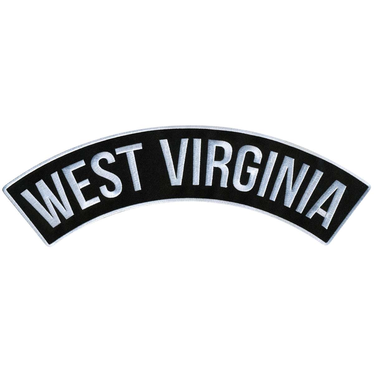 Hot Leathers West Virginia 12″ X 3″ Top Rocker Patch PPM4095