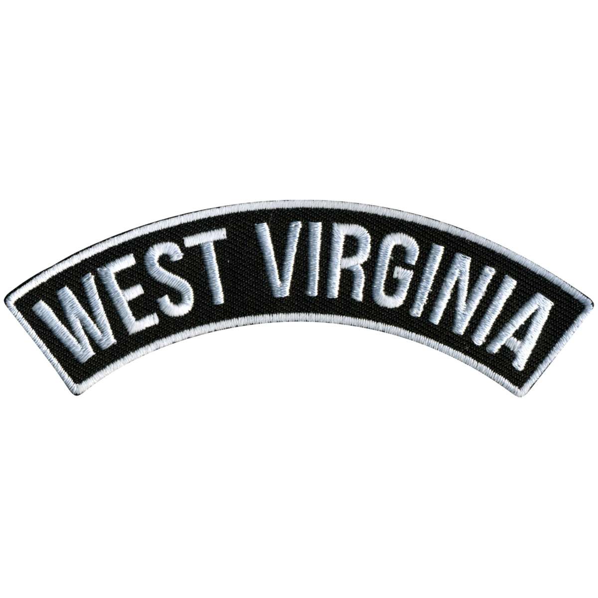Hot Leathers West Virginia 4″ X 1″ Top Rocker Patch PPM4096