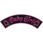 Hot Leathers Baby Girl 10″ X 2″ Top Rocker Patch PPM4111