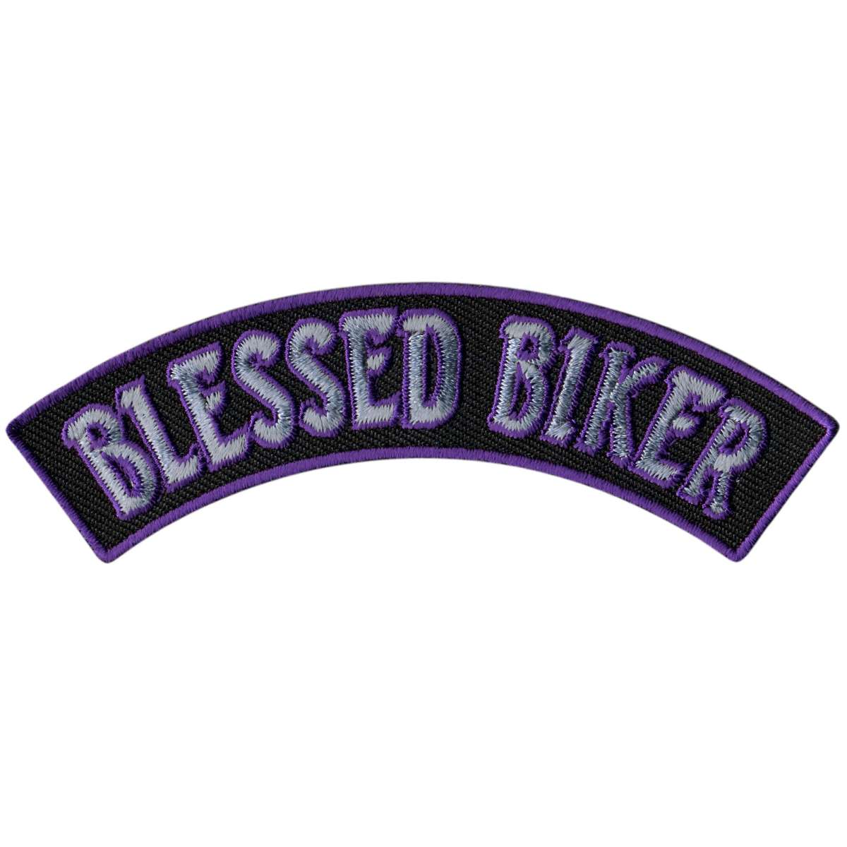 Hot Leathers Blessed Biker 4″ X 1″ Top Rocker Patch PPM4114